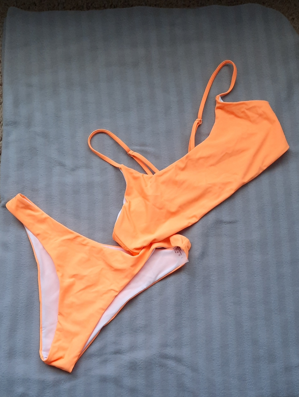 Neon Orange Women’s Bikini Set - Brand Unspecified
